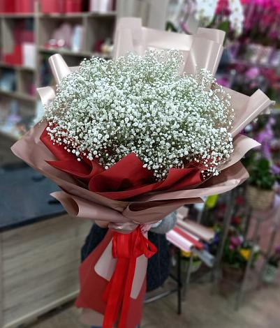 Букет цветов из: Гипсофила в Пашию