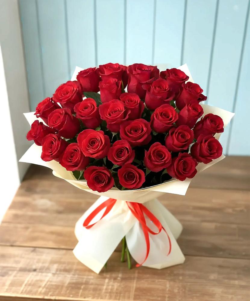 Букет 29 Красных роз в Пашию