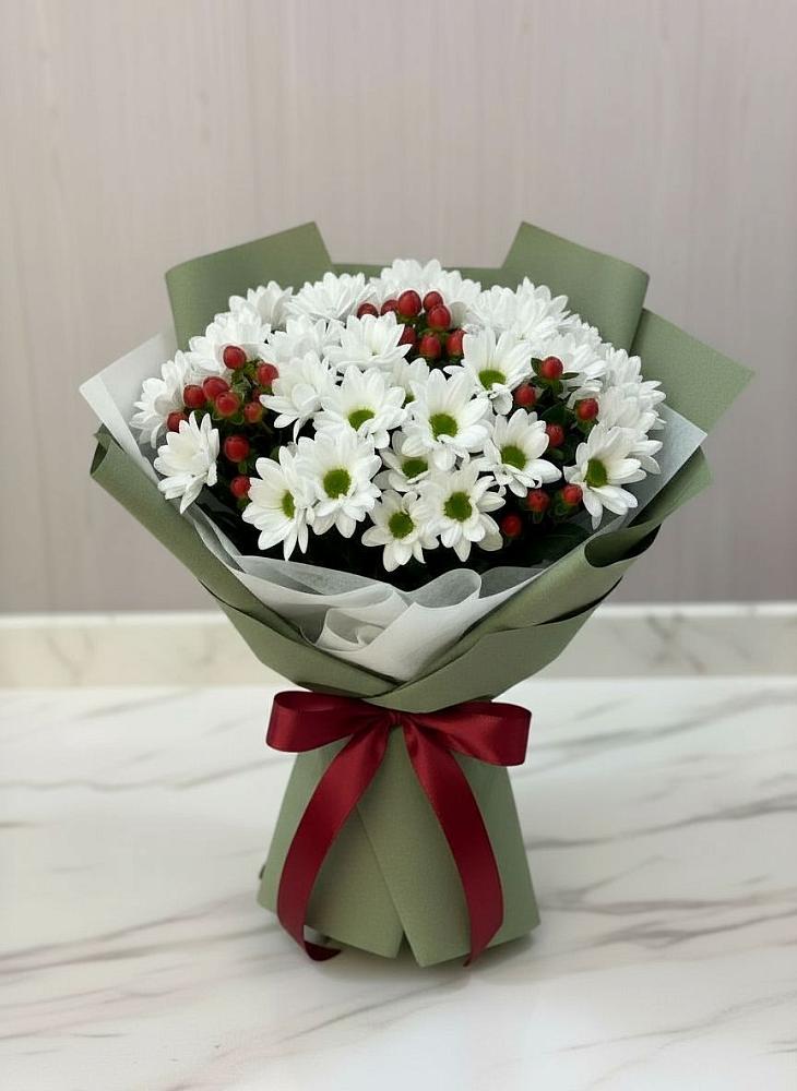 Букет цветов из: Хризантемы в Пашию