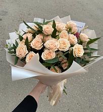 Букет Кремовые розы Латте #REPLACE_PRED# Пашию