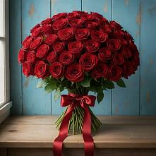 Букет Красные розы Блэк Меджик в Пашию