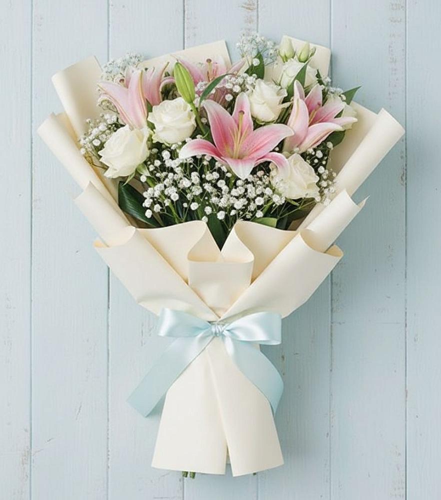 Букет цветов из: Лилии в Пашию
