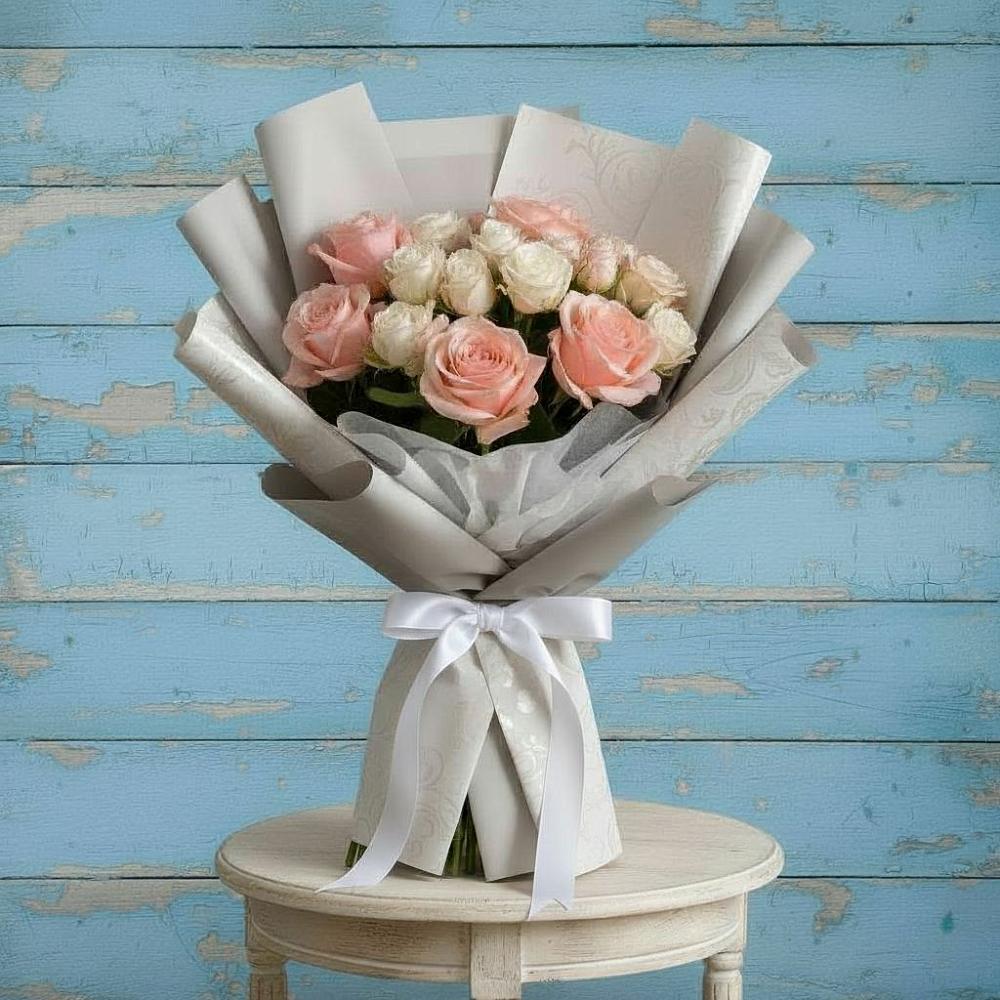 Букет цветов из: Розы в Пашию