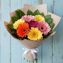 Букет цветов из:  Герберы #REPLACE_PRED# Пашию