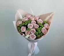 Букет цветов из:  Розы и Хризантемы в Пашию