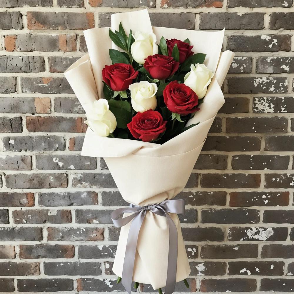 Букет цветов из: Розы в Пашию