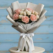 Букет цветов из:  Розы #REPLACE_PRED# Пашию