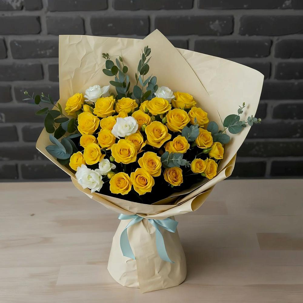 Букет цветов из: Розы в Пашию