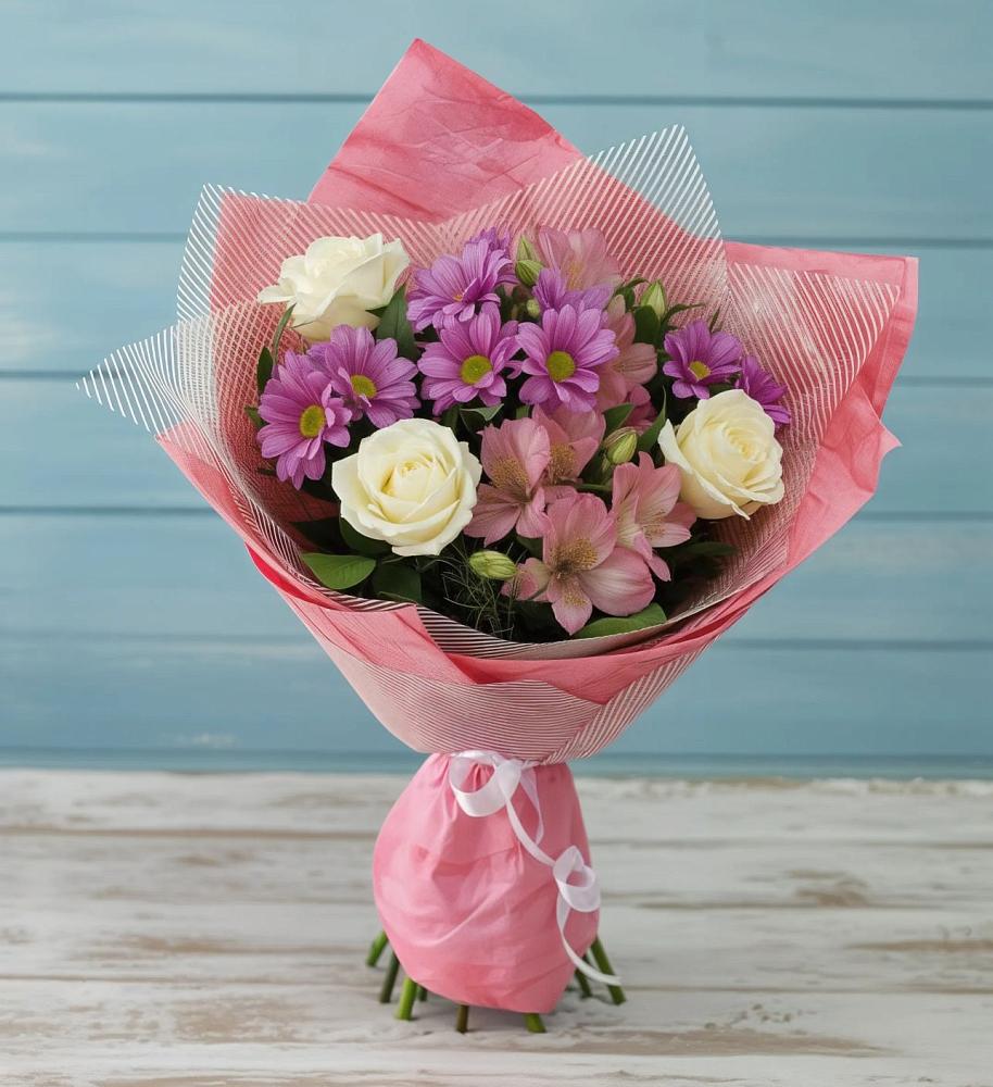 Букет цветов из: Герберы в Пашию