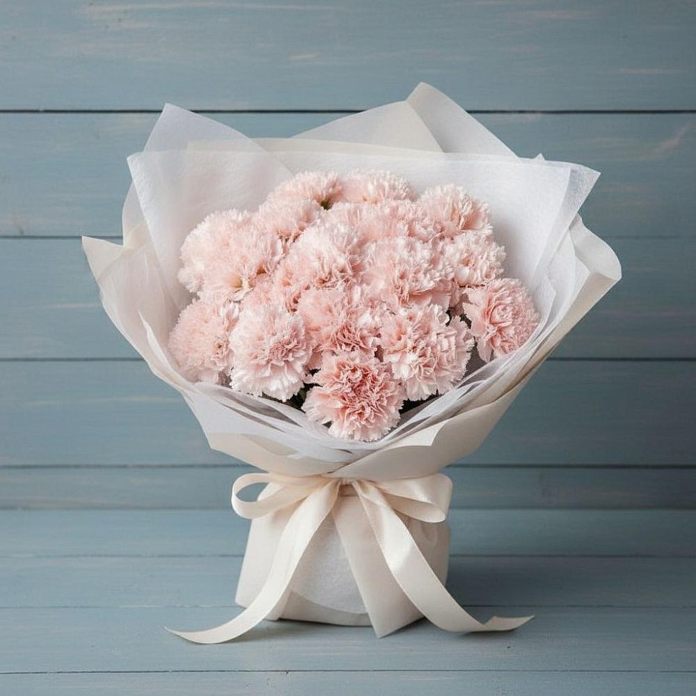 Букет цветов из: Гвоздики в Пашию