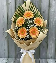 Букет цветов из:  Герберы #REPLACE_PRED# Пашию