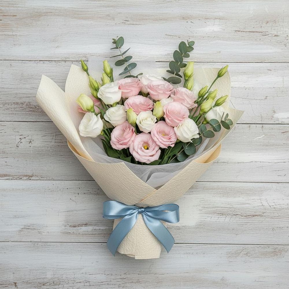 Букет цветов из: Лизиантусы в Пашию