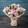 Букет цветов из: Хризантемы, Альстромерии и Розы в Пашию